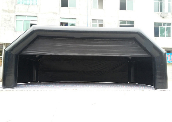 China barraca de abrigo inflável comercial da barraca inflável preta de 12m x de 6m X 5mH fornecedor