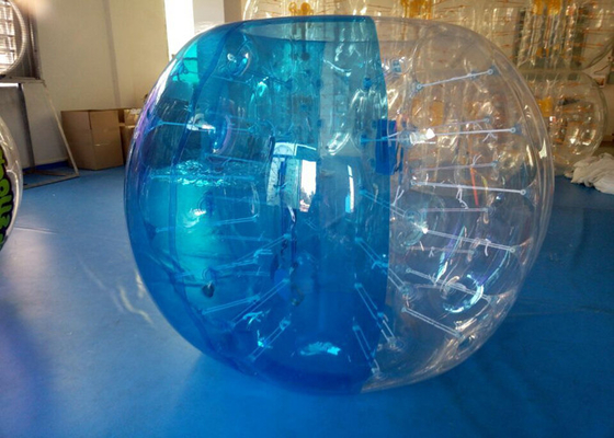 China Futebol inflável da bolha dos jogos dos esportes exteriores, meio azul da bola abundante inflável fornecedor