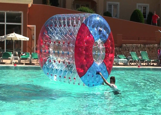 China Rolo inflável da água das piscinas coloridas do quintal para jogos dos esportes fornecedor