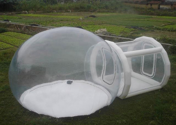China Barraca transparente inflável da bolha com a barraca da bolha do espaço livre do PVC do túnel 0.6mm fornecedor