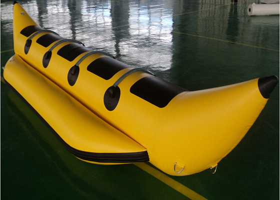 China Waterproof o barco de banana inflável dos peixes da mosca do PVC de 0.9mm para jogos da água fornecedor