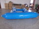 Barco de banana verde 4m dos esportes de água do PVC do azul 0.9mm * 3m/3m*2.3 M fornecedor