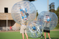 Grande futebol inflável personalizado da bolha, futebol plástico da bola da bolha inflável fornecedor