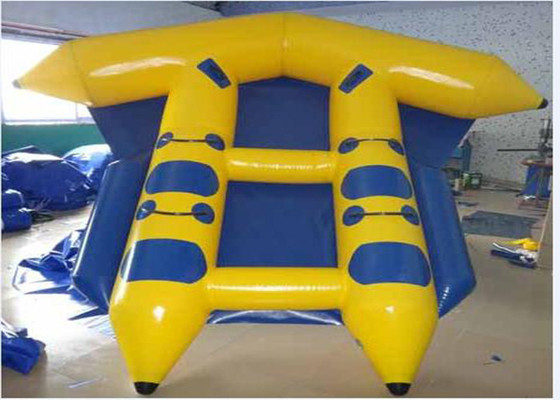China Os esportes de água infláveis comerciais engraçados voam o barco de banana 3m*2.3 dos peixes m fornecedor