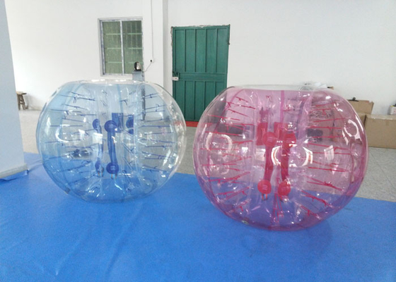 China Diâmetro colorido do futebol 1.5m do salto da bolha do corpo do futebol inflável exterior da bolha fornecedor