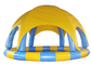 Diâmetro inflável dos 10m da associação de água dos barcos abundantes coloridos/piscina inflável com tampa fornecedor