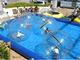 Adultos que flutuam a associação de água inflável/piscina do barco para o parque de diversões fornecedor